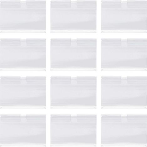 Porte-étiquettes de prix en PVC Transparent pour Estante, 60
