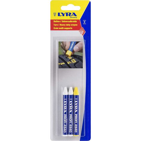 Lyra profy 4940 blister da 3 unità di gessetti