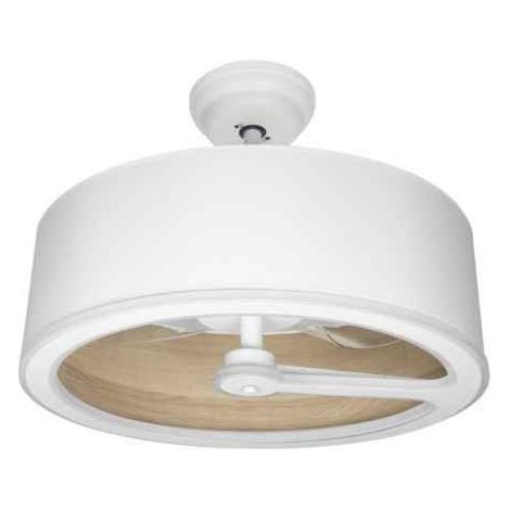 Ventilador Dc Tatiana 110w Blanco/mad.Clara 3 Aspas 62d 3000-4000-6000k 9350lm Remoto,memoria,temporizador (1/4)