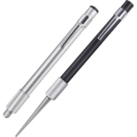 2 pièces diamant rétractable affûtage de couteau dentelé avec tige d’affûtage de diamant rétractable outil de tige d’acier d’affûtage pour cuisine réparations extérieures poliments Restores (1/5)
