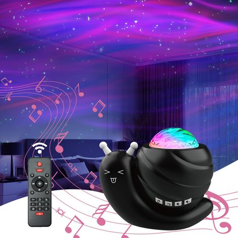 Projecteur d'étoiles Galaxy avec télécommande Bluetooth et enfants, haut-parleur pour aurores boréales (1/5)