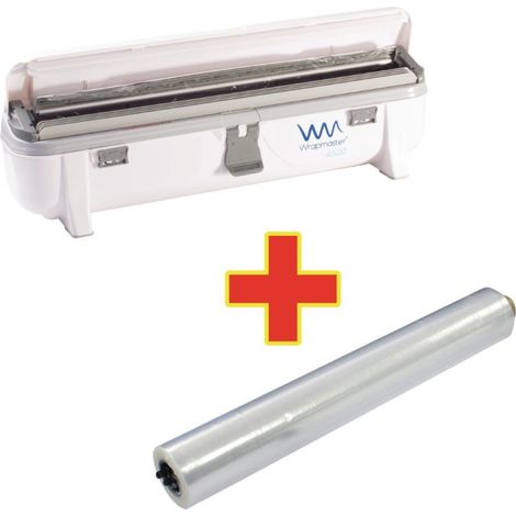 Distributeur 4500 et 3 x 300m de film alimentaire - 520 x 150 x 145 mm - WRAPMASTER (1/5)