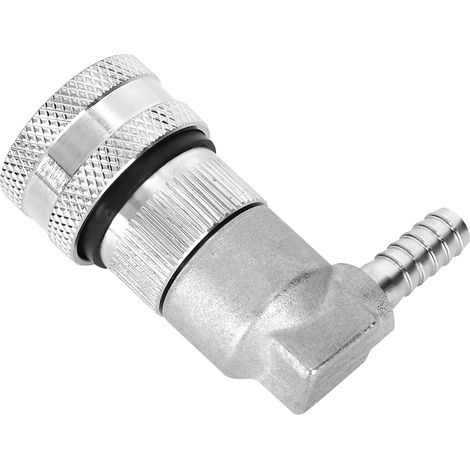 Outil de distribution à raccord rapide à verrouillage à bille en acier inoxydable pour systèmes de brassage domestique (1/5)