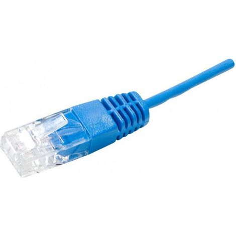 exertis Connect Cordon UTP 1P bleu RJ45/RJ45 Téléphone 100 ohms - 3M (928822)