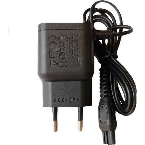Adaptateur alimentation rasoir électrique, prise EU/US compatible tondeuse et appareil grooming (1/5)