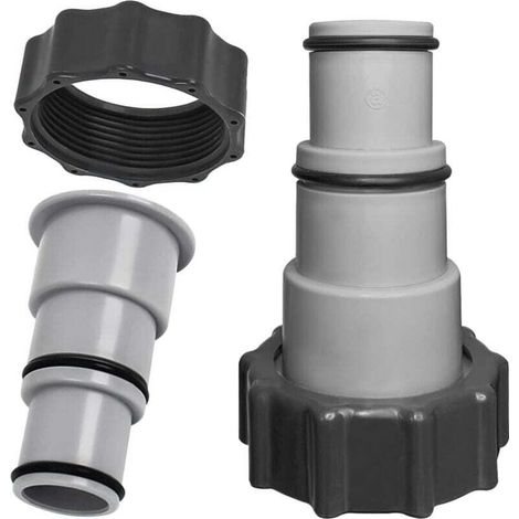 Set mit 2 Poolschlauchadaptern mit Innengewinde - Ersatzschlauchadapter für Pumpen