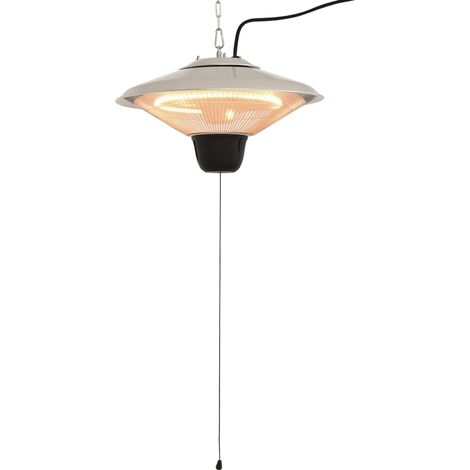 Outsunny Outdoor Heater Ceiling Hanging Light 1500W Pull Switch Electric Aluminium (1/5)