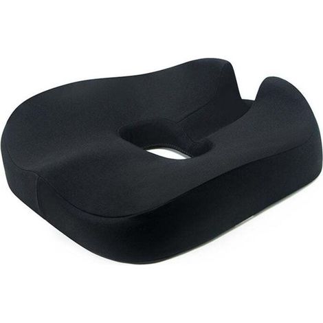 Memory-Schaum-Kissen, ergonomisches, rutschfestes und atmungsaktives Kissen, Bürostuhlstütze, Autokissen, 47 x 46 x 13/6 cm