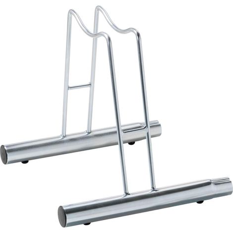 ANDRYS - Rastrelliera Porta Biciclette a Terra 1 Posto Alto, Modulabile, con Confica per Collegare i Porta Biciclette, anche per Bici con Freno a Disco, Zincato a Freddo, Colore Tropical Oro, 38.5 x 4 (1/4)
