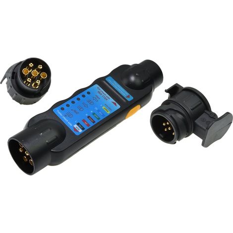 Anhängersteckdosen- und Steckerprüfer + Adapter 13/7 7/13 (50) (1/2)