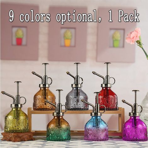 Spray Bottle - 200 ml - Glass - For Indoor Plants Watering And Household Misting - 1 Piece (1/5)