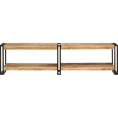 Meuble TV,Banc TV,Armoire TV 160x30x40 cm bois massif de manguier CFW887822 (1/5)