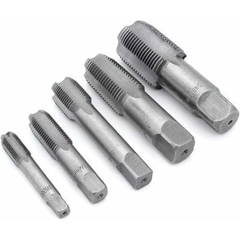 ZVD - 5 piezas de rosca de tubo BSP de 55 grados, conector macho G1/8, G1/4, G3/8, G1/2, G3/4 (1/4)