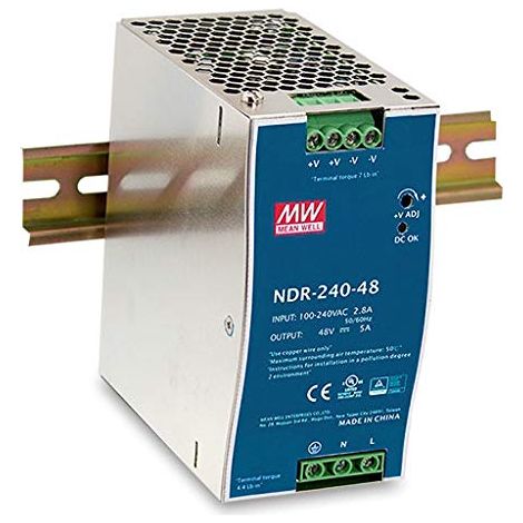 D-LINK DIS-N240-48 DIS N240-48 - POWER SUPPLY (DIN RAIL MOUNTABLE) - 240 WATT - FOR DIS 100G-5PSW - (POWER POWER DEVICES & CHA (1/3)