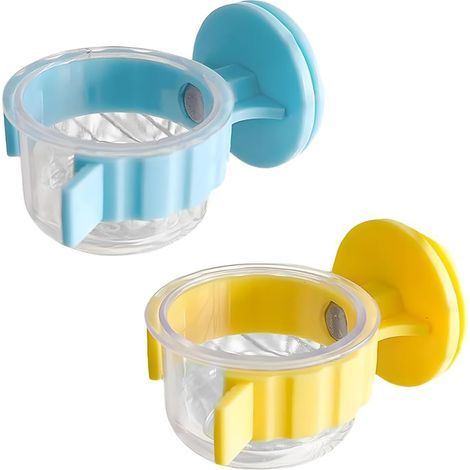 Set of 2 Bird Feeders, Cage Accessories, Secure Attachment, Anti-Scattering, For Parrots (1/5)