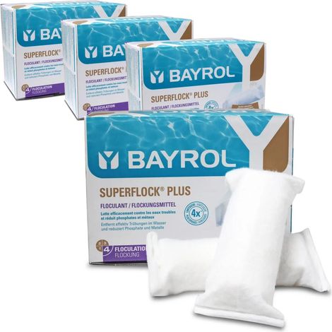 Floculant piscine 4 boites de 1kg - Bayrol - 9910004 (1/2)