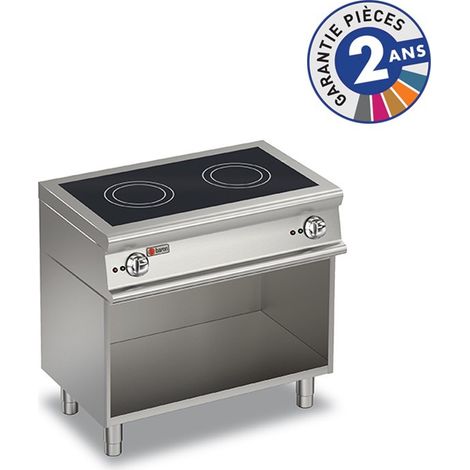 Fourneau vitrocéramique sur meuble - 2 zones - 10 kW - Baron