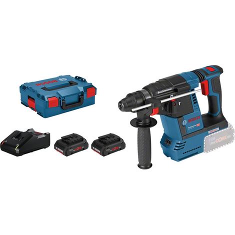 Bosch – Perforateur burineur SDS Plus 18V – 2 batteries Procore 4Ah – Moteur Brushless – Force de frappe 2.7J – Pour béton armé et maçonnerie (1/7)
