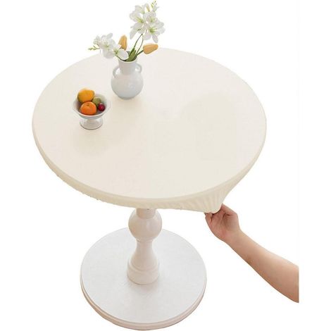 Nappe ronde en polyester, imperméable, antitache, 60-160cm