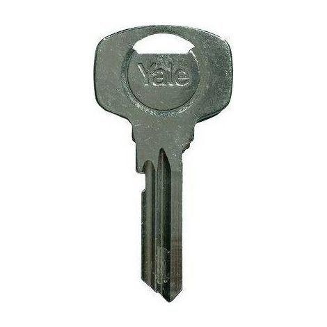 CHIAVE PIATTA YALE ORIGINALE Y500 - OTTONE NICHELATO - 25 pezzi