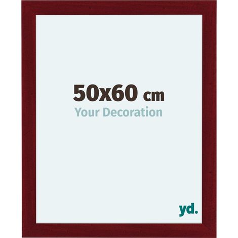 yd. - Cadre photo 50x60 - Vin Rouge Patine - MDF - Como (1/5)