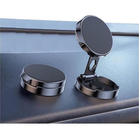 Faltbare, multifunktionale magnetische Autohalterung, 360° magnetische Handyhalterung, kompatibel mit iPhone und Samsung für PZCC (1/4)