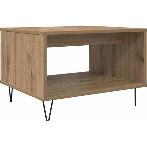 Maison Exclusive - Tavolino da salotto rovere artigianale 60 x 50 x 40 cm