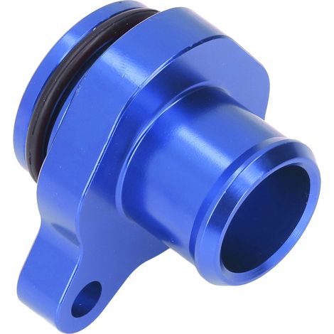 Raccord de tuyau d'eau pour voiture en alliage d'aluminium avec collier de serrage, remplacement pour moteurs 335i, 335xi et 135i N54 3.0L biturbo (bleu). (1/5)