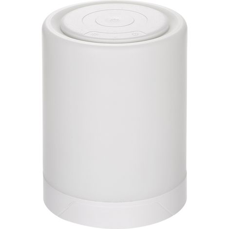 Luz nocturna de 3 W CC 5 V con control táctil, luz fija/multicolor, 3 niveles de brillo ajustables, temporizador de 1, 2, 4 y 6 horas, batería integrada de 1500 mAh. (1/5)
