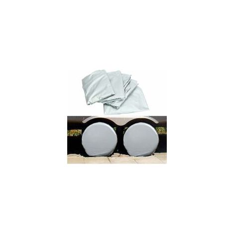 Jeu de 4 housses de pneus pour camping-car - diamètre 73cm pour remorques, camping-cars, voitures, camions et camping-cars (1/5)