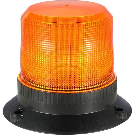 Lampeggiante LED base piana 10-110V DC