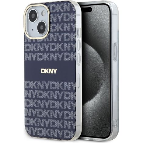 Dkny DKHMP15SHRHSEB iPhone 15 / 14 / 136.1 blau/blaue Hartschalen-Hülle IML Mono & Stripe MagSafe (1/5)