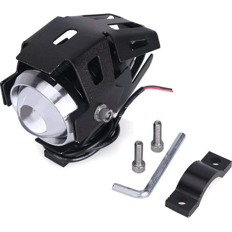2 Packs U5, phare de LED de 1200LM 6500K pour le projecteur de DRL avec le faisceau élevé/faisceau faible/Flash 3 modèles avec le commutateur argenté de couleur (1/4)