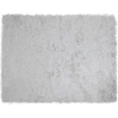 Alfombra de de oveja sintética TAFALLA 240 x 340 cm Poliéster vidaXL (1/5)