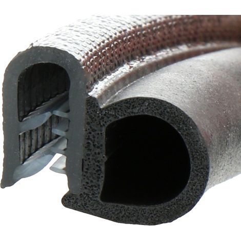 Perfil de goma universal para burlete de ventana de 20x16 mm (1/3)