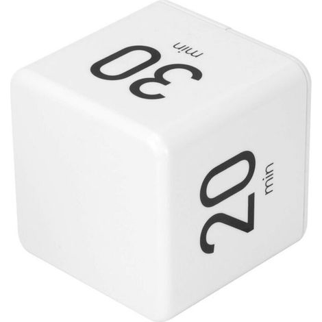 Timer multifunzionale con sensore di gravità, facile da trasportare, timer Pomodoro, leggero, funzionamento silenzioso, timer digitale, funzione vibrazione, suono e luce.
