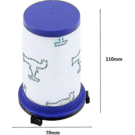 Paquete de 3 filtros de repuesto para aspiradoras inalámbricas Rowenta Air Force 360 / X-Pert Essential 260 RH9037 RH9038 RH9039 RH9051 RH9057 RH9079 RH9081 RH