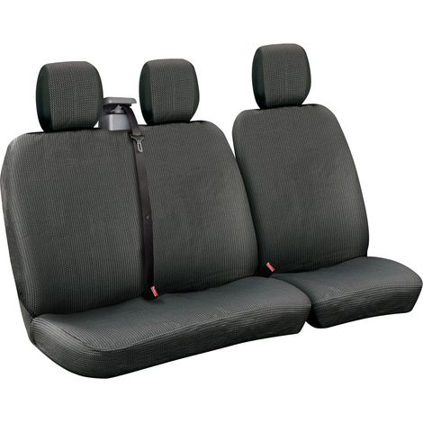 Dots-2, set fodere per furgone con avvolgicintura - Nero/Grigio (1/4)