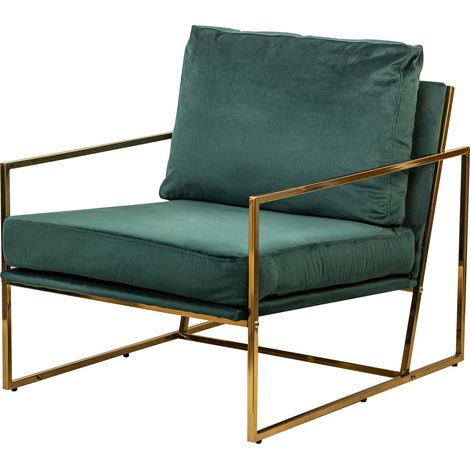 Nordlys - Fauteuil de Salon Design Pieds Metal (1/5)