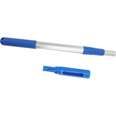 Perche de piscine télescopique en aluminium à 3 sections, accessoire de nettoyage de piscine amovible (1/4)