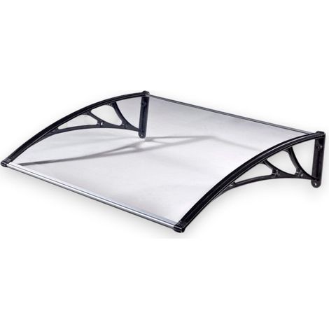 Marquesina de exterior en ABS transparente Gripau para puertas y ventanas - DIMENSION D75xL95 cm