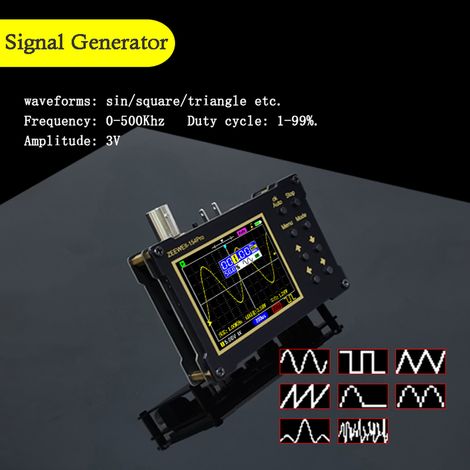 ZEEWEII DSO154Pro résolution 320240 écran couleur TFT 2.4 pouces Oscilloscope numérique 40MSa/s taux d'échantillonnage Support générateur de Signal (1/5)
