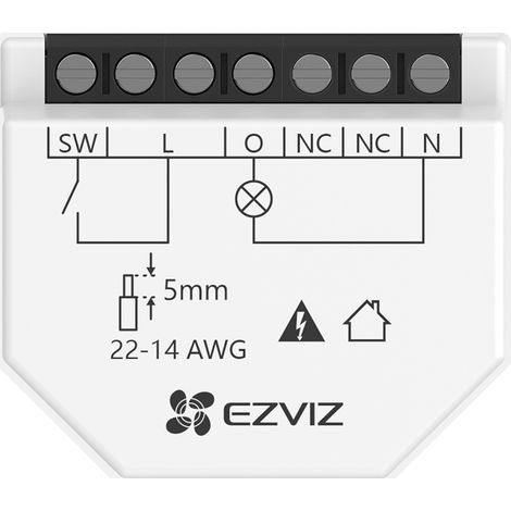 Rele T35W' 1 Canale Ezviz Elettronico Smart Mod