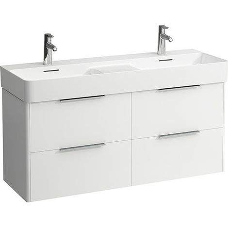 Base di scorrimento per mobiletto Val, 4 cassetti, per lavabo 814282, colorazione: grigio perla - H402534110M011 (1/2)