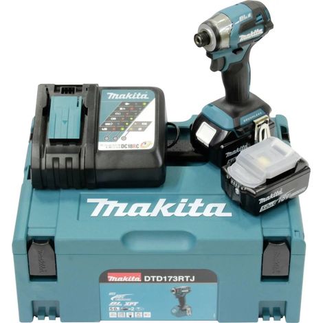[NEUWERTIG] B-Ware Makita Akku Schlagschrauber Drehschrauber 18 V Set Makpac Einhängebügel 2 Akkus