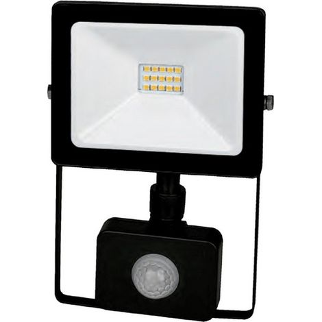 Proyector Led Exterior 10W 3000k con Sensor de Presencia y Crepuscular IP65