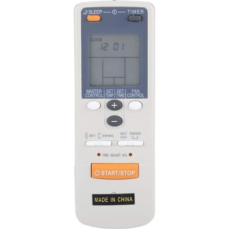 Télécommande De Climatiseur Fujitsu, Télécommande Intelligente Longue Distance Sensible pour Fujitsu AR-jw1 Arjw2（1pc） (1/5)