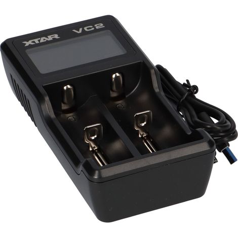 Set 10x CR123A + Xtar VC2 2-Schacht Lithium Ladegerät (1/5)