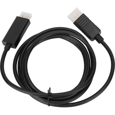 Adaptateur DisplayPort vers HDMI Mâle à Mâle pour PC TV, Câble Convertisseur 1.8m Résolution 1080p (1/5)