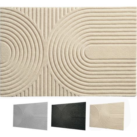 Floordirekt – Paillasson anti-saleté 40 x 60 cm – Surface en polyester pour poussière et boue – Dos antidérapant TPE – Lavable en machine à 30 °C (1/5)